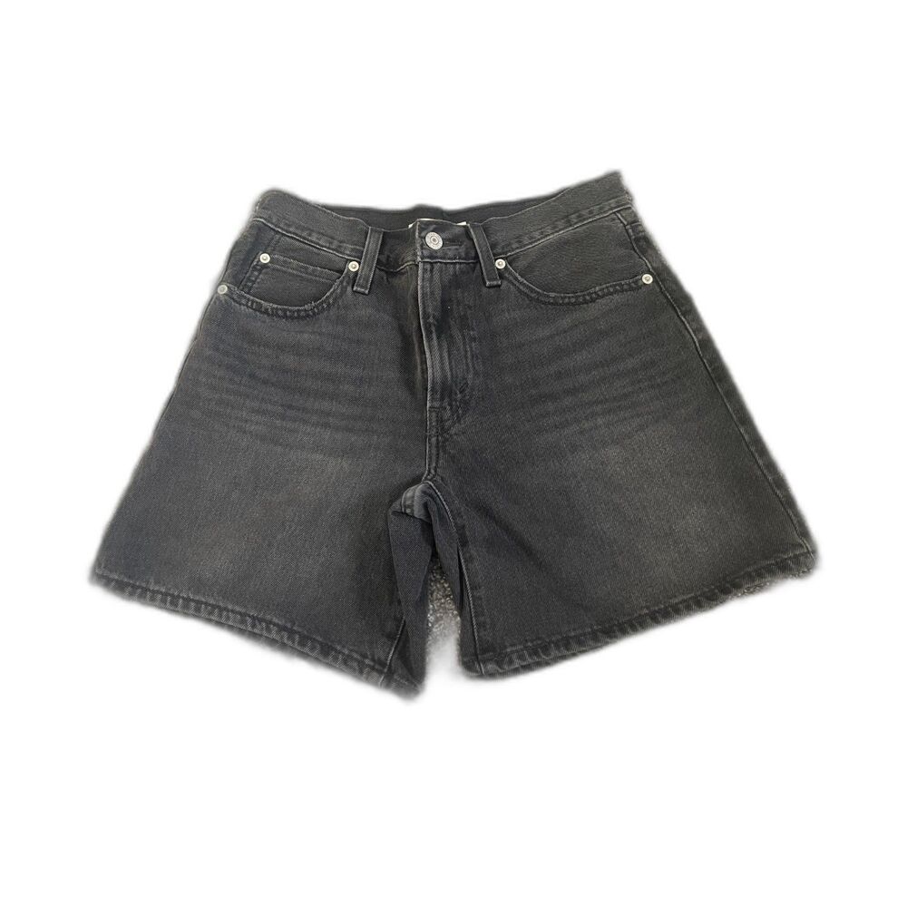 Levi's '94 Black Baggy mid-rise denim Shorts 26